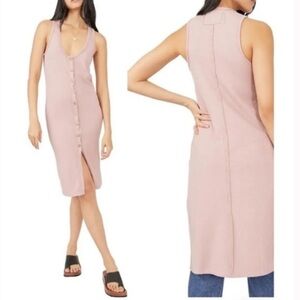 Free People Pink Sleeveless Dress